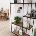 Lampa ścienna - kinkiet LED SOBRESA Czarny 1xE27 - MLP8558 -realizacja