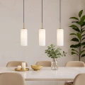 Lampa wisząca - VESTA - złoty - 3xE27 - ML1804 - realizacja