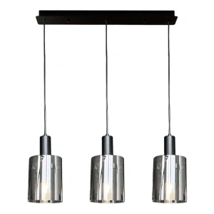 Lampa wisząca - ARCADIA - czarny - 3xE27 - ML1819