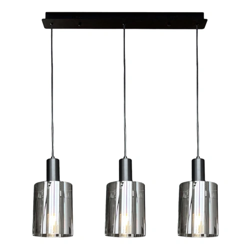 Lampa wisząca - ARCADIA - czarny - 3xE27 - ML1819