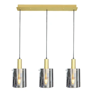 Lampa wisząca - ARCADIA - złoty - 3xE27 - ML1817