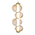 Lampa wisząca - BOLLA - złoty - 17W LED - ML1422