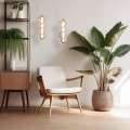 Lampa wisząca - BOLLA - złoty - 17W LED - ML1422 - realizacja