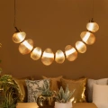 Lampa wisząca - BOLLA - złoty - 36W LED - ML1428 - realizacja