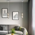 Lampa wisząca - BOLLA - chrom - 17W LED - ML1423 - realizacja