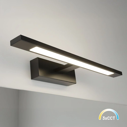 Kinkiet łazienkowy KLIMT Czarny 8W LED 40cm - ML2035 - 3xCCT