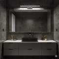 Kinkiet łazienkowy KLIMT Czarny 12W LED 60cm - CCT - ML2036 -realizacja