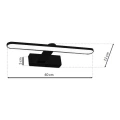 Lampa łazienkowa - SPLASH - czarny - 8W LED 40CM - ML5615 - wymiary