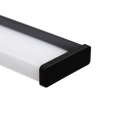 Kinkiet łazienkowy MIRORE Czarny 5W LED 30cm 4000K IP44 - ML2024 - klosz
