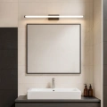 Kinkiet łazienkowy MIRORE Czarny 8W LED 40cm 4000K IP44 - ML2025 - realizacja