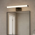Kinkiet łazienkowy MIRORE Czarny 8W LED 40cm 4000K IP44 - ML2025 -realizacja