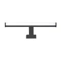 Kinkiet łazienkowy MIRORE Czarny 10W LED 60cm 4000K IP44 - ML2026-
