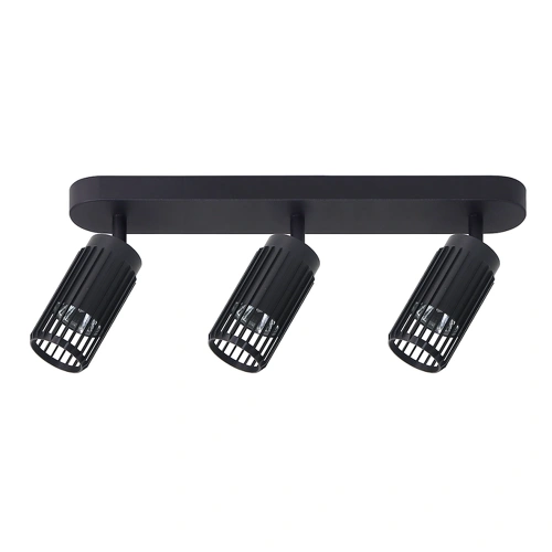 Lampa sufitowa - VERTICAL SPOT - czarny - 3xGU10 - ML0296