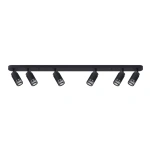 Lampa sufitowa - VERTICAL SPOT - czarny - 6xGU10 - ML0297