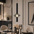 Lampa wisząca - PADRE - czarny - 7W LED - ML2796 - realizacja