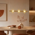 Lampa wisząca - PADRE - złoty - 18W LED - ML2799 - realizacja