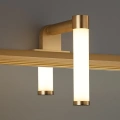 Kinkiet łazienkowy APA MINI Złoty 4W LED 4000K IP44 - ML2250 - świecenie