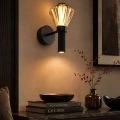Lampa ścienna - PADRE - czarny - 8W LED - ML2792 - realizacja