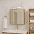Kinkiet łazienkowy APA Złoty 6W LED 4000K IP44 - ML2253- realizacja