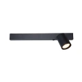Kinkiet MAGNET 5W+1xGU10 3000K/4000K - Czarny Prawy ML1126 - świecenie