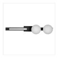 Kinkiet MAGNET 13W+2xG9 3000K/4000K - Czarny - ML1138 (