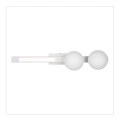 Kinkiet MAGNET 13W+2xG9 3000K/4000K - Biały - ML1139 - świecenie - pasek LED