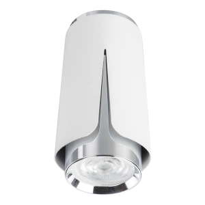 Lampa sufitowa - FLOWER - biały/chrom - 1xGU10 - ML0270