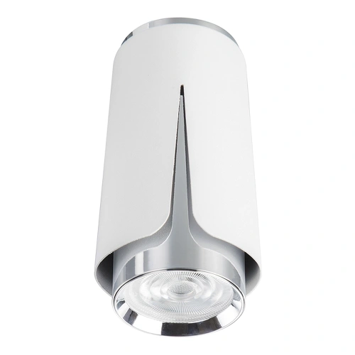 Lampa sufitowa - FLOWER - biały/chrom - 1xGU10 - ML0270