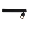 Lampa sufitowa MAGNET 5W+1xGU10 3000K/4000K - Czarny - ML1130 - świecenie - żarówka