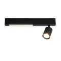 Lampa sufitowa MAGNET 5W+1xGU10 3000K/4000K - Czarny - ML1130 - pełne świecenie