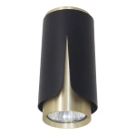 Lampa sufitowa - FLOWER - czarny/złoty - 1xGU10 - ML0262