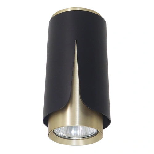Lampa sufitowa - FLOWER - czarny/złoty - 1xGU10 - ML0262