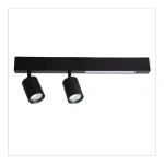 Lampa sufitowa MAGNET 5W+2xGU10 3000K/4000K - Czarny - ML1132