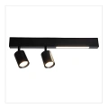 Lampa sufitowa MAGNET 5W+2xGU10 3000K/4000K - Czarny - ML1132 - pełne świecenie