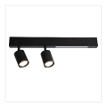 Lampa sufitowa MAGNET 5W+2xGU10 3000K/4000K - Czarny - ML1132 - świecenie żarówek