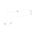 Lampa sufitowa MAGNET 5W+2xGU10 3000K/4000K - Czarny - ML1132 - wymiary