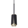 Lampa wisząca - FLOWER - czarny/złoty - 1xGU10 - ML0267