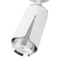 Lampa sufitowa - FLOWER SPOT - biały/chrom - 1xGU10 - ML0272