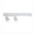 Lampa sufitowa MAGNET 5W+2xGU10 3000K/4000K - Biały - ML1133 - świecenie - pełne