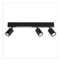 Lampa sufitowa MAGNET 5W+3xGU10 3000K/4000K - Czarny - ML1134 - świecenie - reflektorki