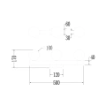 Lampa sufitowa MAGNET 9W+3xG9 3000K/4000K - Biały - ML1141 - wymiary