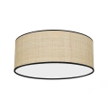 Lampa sufitowa MARSHALL 2xE27 Ø40cm - RATTAN - MLP71067