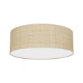 Lampa sufitowa MARSHALL 3xE27 Ø50cm - RATTAN - MLP7488