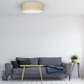Lampa sufitowa MARSHALL 3xE27 Ø50cm - RATTAN - MLP7488 - realizacja