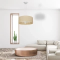 Lampa wisząca MARSHALL 3xE27 - Biały / Rattan - MLP7490 - realizacja