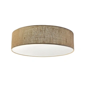 Lampa sufitowa MARSHALL 3xE27 Ø50cm - Biały / Brąz - MLP2424