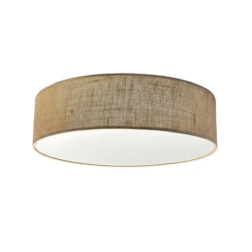 Lampa sufitowa MARSHALL 3xE27 Ø50cm - Biały / Brąz - MLP2424