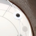 Lampa sufitowa MARSHALL 3xE27 Ø50cm - Biały / Brąz - MLP2424 - mocowanie klosza