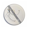 Lampa sufitowa MARSHALL 3xE27 Ø50cm - Biały / Brąz - MLP2424 - przewody