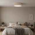 Lampa sufitowa MARSHALL 3xE27 Ø50cm - Biały / Brąz - MLP2424 - realizacja